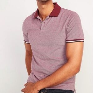 Old Navy Men's Moisture Wicking Birdseye Pique Pro Polo Shirt